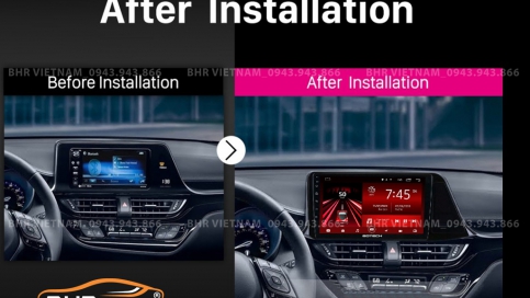 Màn hình DVD Android xe Toyota CHR 2016 - nay | Gotech GT8 